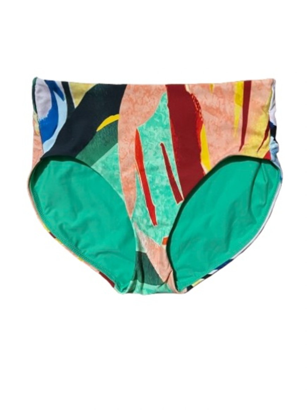 Calia by Carrie Underwood Painterly Swim Bottom in Multicolor Size Small